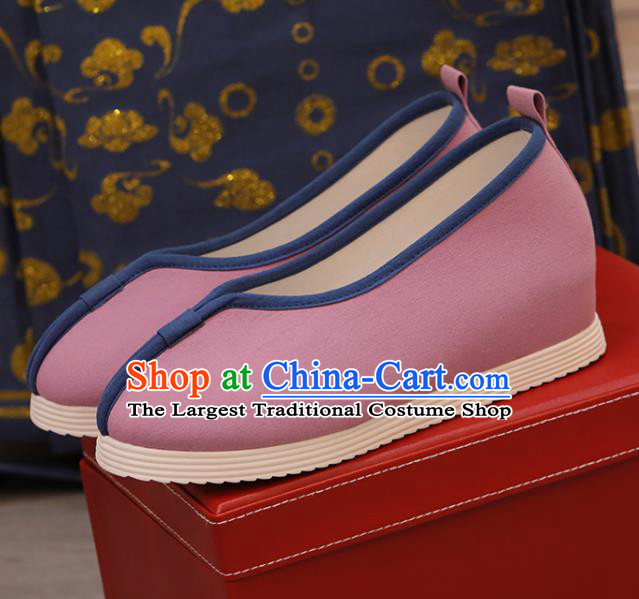China Opera Shoes Princess Shoes Handmade Pink Cloth Shoes Hanfu Shoes Women Shoes