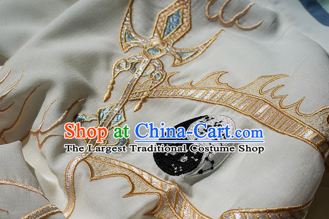 China Cosplay Jiang Ziya Apparels Traditional Shang Dynasty Hanfu Clothing Ancient Swordsman Costumes Full Set