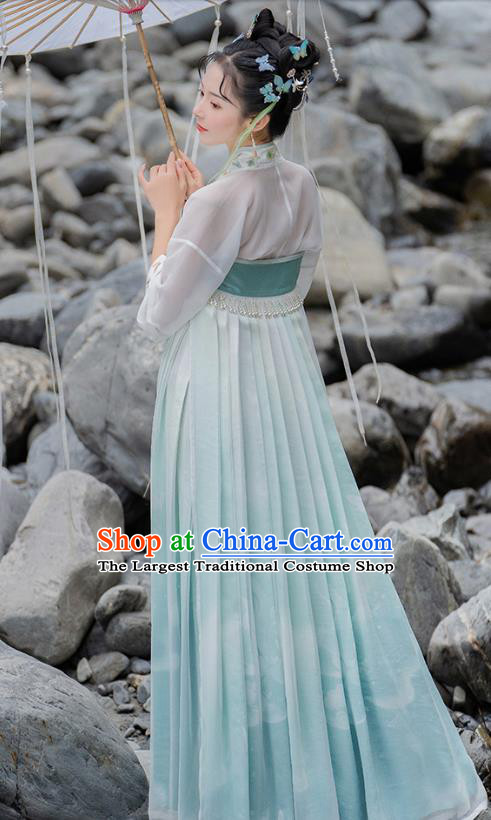 China Tang Dynasty Royal Princess Hanfu Dress Ancient Goddess Costumes Traditional Clothing