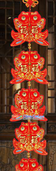 China Spring Festival Accessories Lucky Fish Pendant New Year Decorations