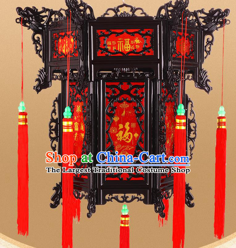 Chinese Decorations Lamp Classical Red Lanterns Traditional New Year Palace Lantern Handmade Ceiling Lamp