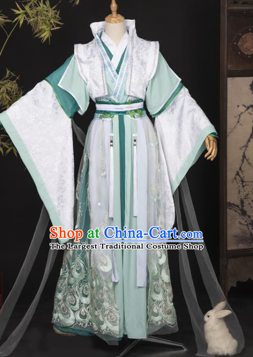 Cosplay Chinese Ancient Swordsman Clothing Noble Childe Costumes for Men