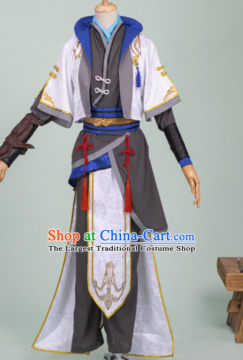 Cosplay Chinese Ancient Young Hero Clothing Swordsman Costumes Full Set