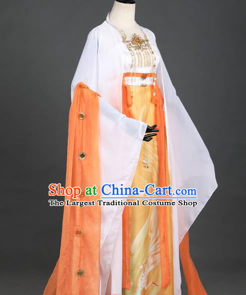 Chinese Tang Dynasty Court Princess Costumes Ancient Imperial Consort Hanfu Dress Palace Apparels