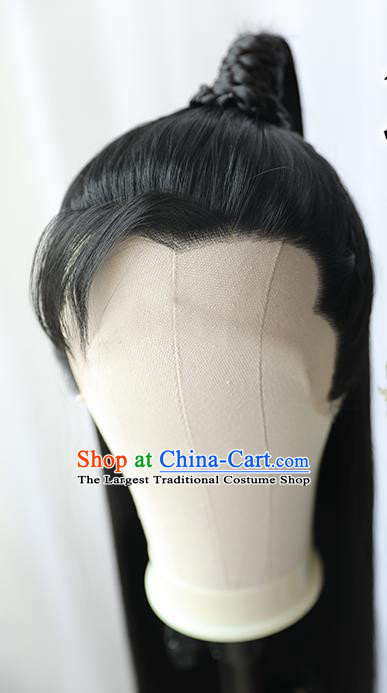 Best Chinese Drama Ancient Childe Wig Sheath China Quality Front Lace Wigs Cosplay Young Knight Wig