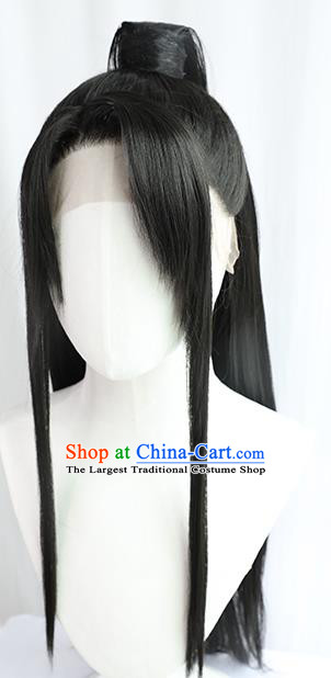 Best Chinese Drama Cosplay Knight Wig Sheath China Quality Front Lace Wigs Ancient Swordsman Wig