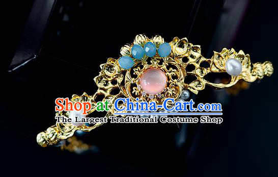 Chinese Ming Dynasty Court Maid Hair Accessories Quality Hair Crown China Ancient Palace Lady Hairpins