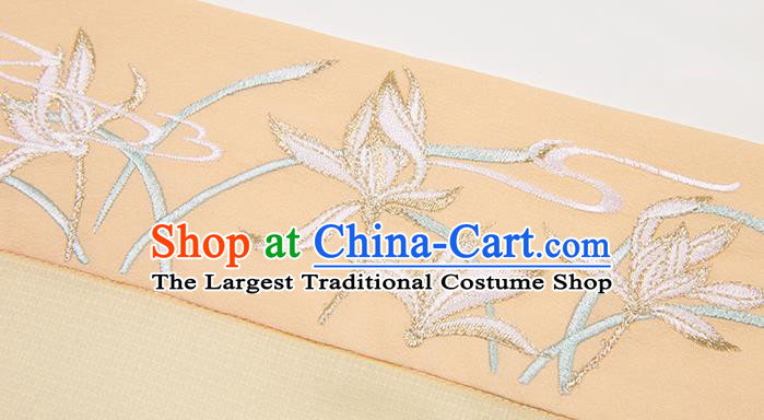 China Ancient Palace Lady Embroidered BeiZi Blouse Top and Skirt Song Dynasty Imperial Concubine Hanfu Clothing Full Set