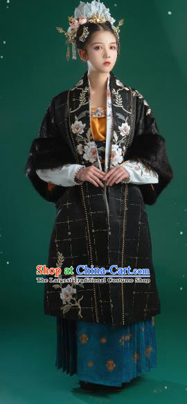 Ancient China Song Dynasty Imperial Consort Historical Costume Traditional Court Woman Hanfu Clothing Full Set