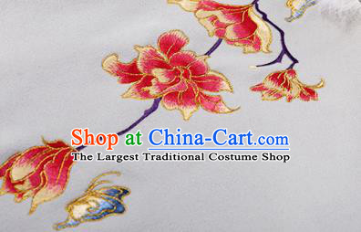 China Ancient Court Princess Historical Clothing Traditional Ming Dynasty Palace Infanta White Woolen Cloak