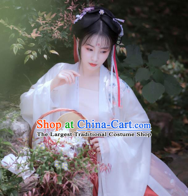 China Ancient Palace Beauty Historical Clothing Traditional Tang Dynasty Royal Princess Hanfu Dress