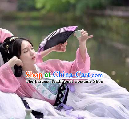 China Ancient Country Girl Historical Clothing Traditional Tang Dynasty Young Lady Hanfu Dress Garment