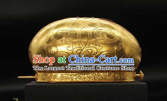 China Ancient Queen Hairpin Traditional Song Dynasty Palace Hair Accessories Handmade Court Hair Crown