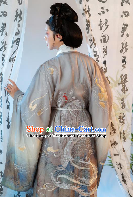 China Ancient Imperial Mistress Embroidered Clothing Ming Dynasty Noble Countess Costumes Traditional Hanfu Dress