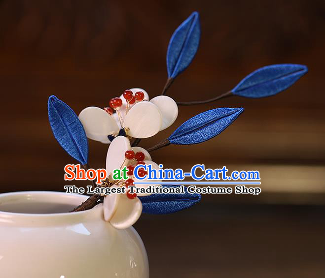 Chinese Traditional Hanfu Flowers Hair Stick Wedding Hair Accessories Ancient Bride Butterfly Hairpin