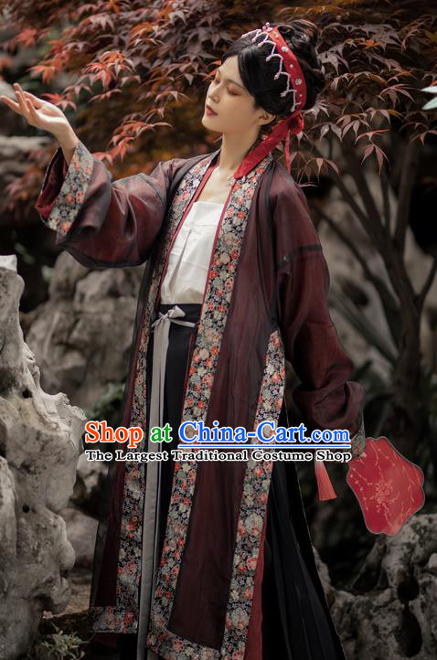 Ancient China Imperial Concubine Historical Clothing Traditional Song Dynasty Court Woman Hanfu Costumes