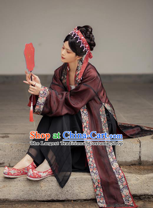 Ancient China Imperial Concubine Historical Clothing Traditional Song Dynasty Court Woman Hanfu Costumes