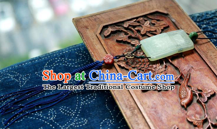 Handmade China National Jade Pendant Accessories Traditional Waist Jewelry