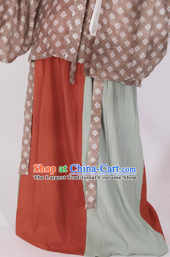 Ancient China Southern and Northern Dynasties Historical Costumes Traditional Jin Dynasty Court Woman Hanfu Clothing