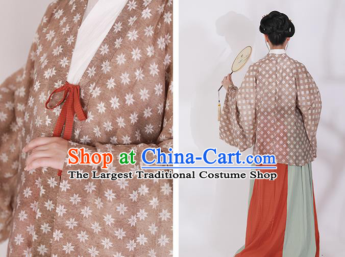 Ancient China Southern and Northern Dynasties Historical Costumes Traditional Jin Dynasty Court Woman Hanfu Clothing