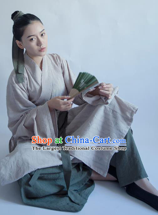 China Ancient Female Swordsman Hanfu Clothing Traditional Song Dynasty Historical Costumes Full Set
