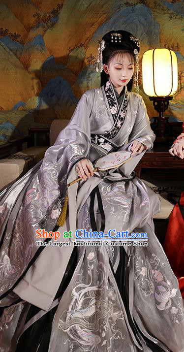 China Spring and Autumn Period Beauty Xi Shi Costume Ancient Imperial Concubine Hanfu Dress Historical Traditional Clothing