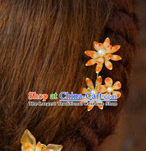 China Traditional Flowers Hair Comb Wedding Xiuhe Suit Hair Accessories Bride Pearls Hairpin Hair Stick