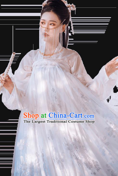 Traditional China Hanfu Dress Ancient Tang Dynasty Princess Historical Clothing Full Set