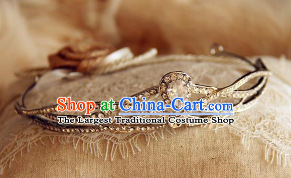 Handmade Wedding Jewelry Accessories European Court Princess Headwear Baroque Zircon Royal Crown