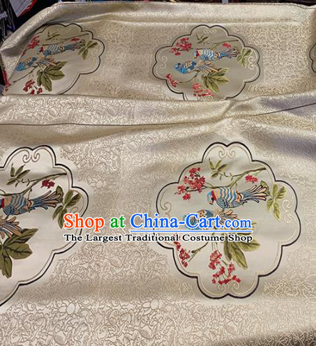 Chinese Classical Jacquard Pattern Design Brocade Fabric Asian Traditional Cheongsam Silk Material