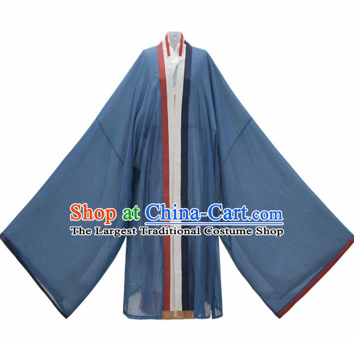 Chinese Ancient Scholar Hanfu Clothing Traditional Song Dynasty Litterateur Su Shi Costumes for Men