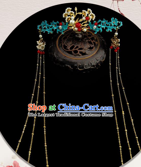 Chinese Ancient Princess Pine Hair Crown Traditional Classical Dance Hair Accessories for Women