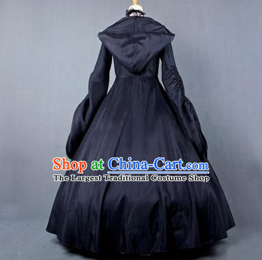 Halloween Cosplay Witch Costumes Fancy Ball Vampiress Black Dress for Women