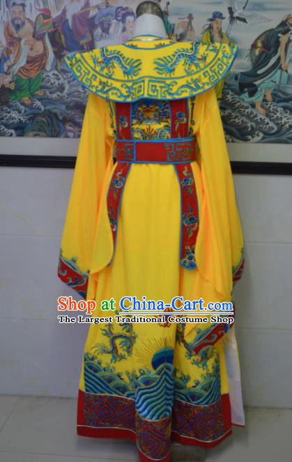 Chinese Traditional Peking Opera Scholar Embroidered Costume Ancient Crown Prince Clothing for Men