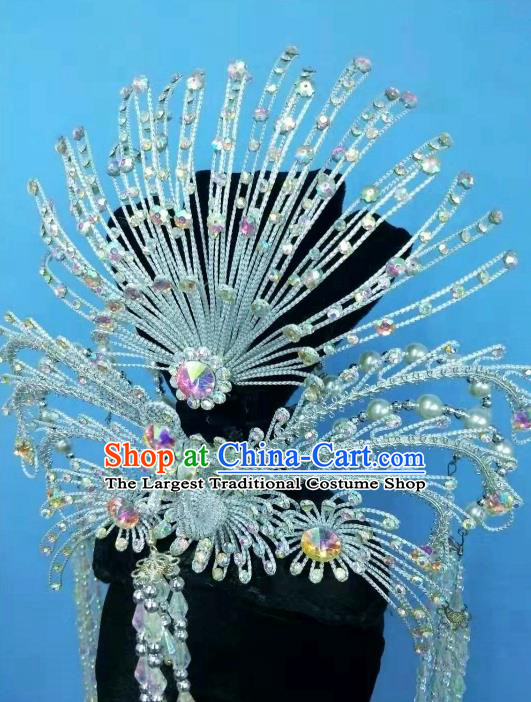 Chinese Traditional Peking Opera Princess Phoenix Hairpins Handmade Beijing Opera Diva Hair Accessories for Women