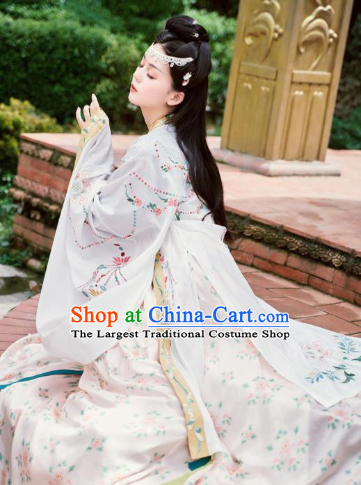 Chinese Ancient Drama Imperial Consort Hanfu Dress Traditional Tang Dynasty Palace Lady Costumes for Women