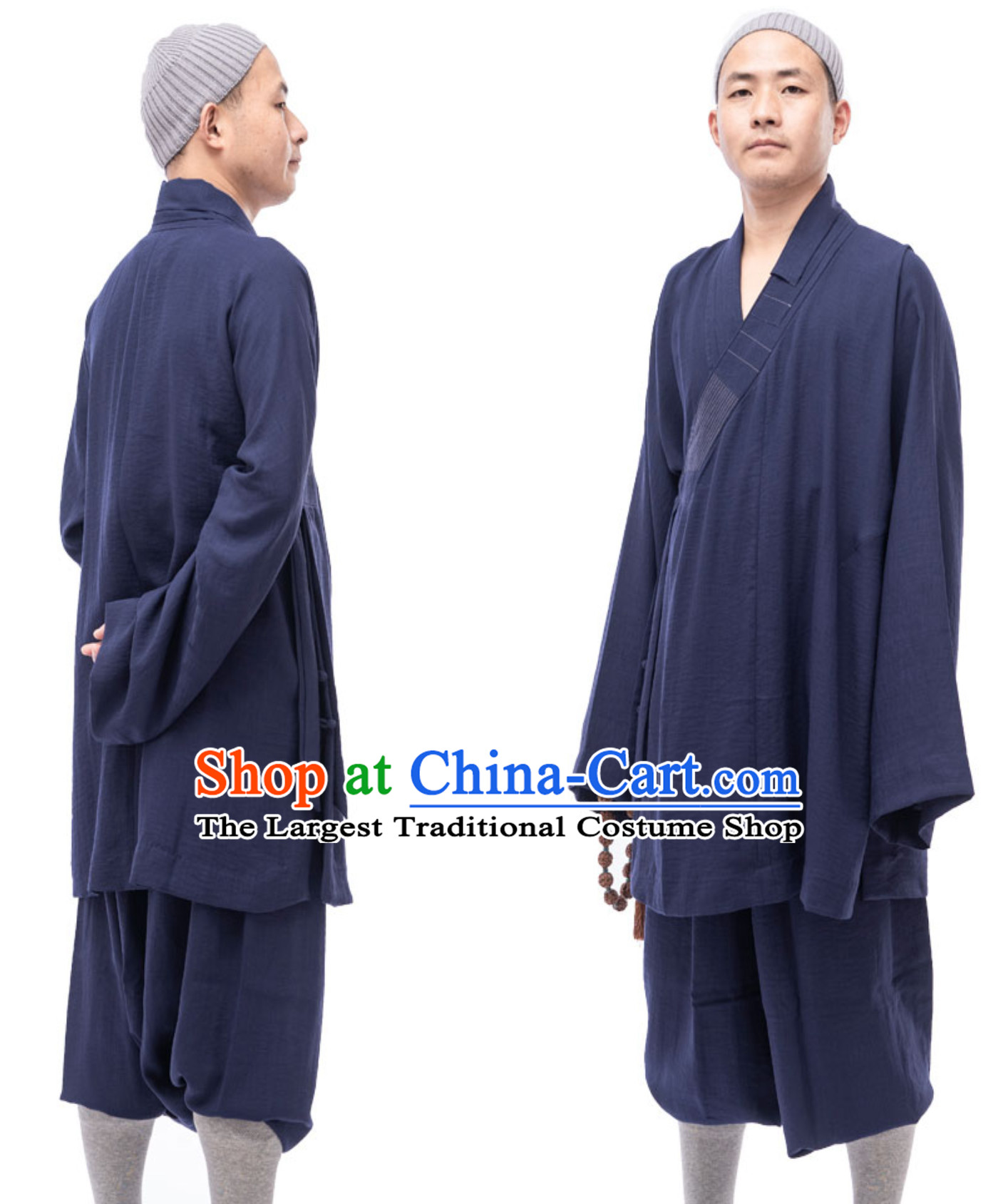 Ancient Chinese Style Monk Dresses Monk Garment for Men