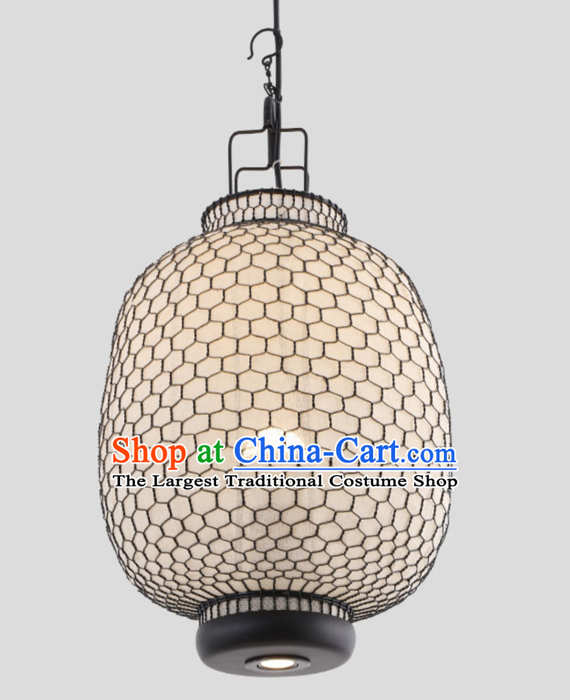 Flower Bottle Shape Traditional Chinese Classical Handmade Iron Mesh Lantern Palace Lanterns