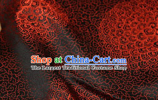 Chinese Traditional Auspicious Clouds Pattern Brocade Fabric Silk Satin Fabric Hanfu Material