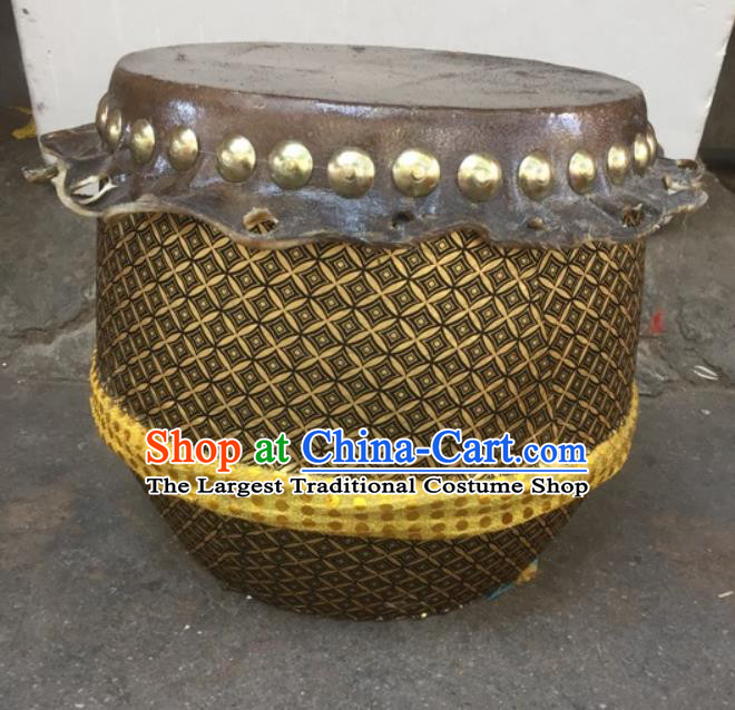 Chinese Lion Dance Cowhide Drum Traditional Lion Dance Musical lnstruments Drum