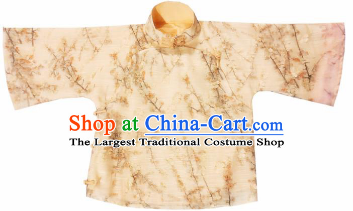 Chinese Traditional Embroidered Shirt National Tang Suit Upper Outer Garment Blouse Costume for Women