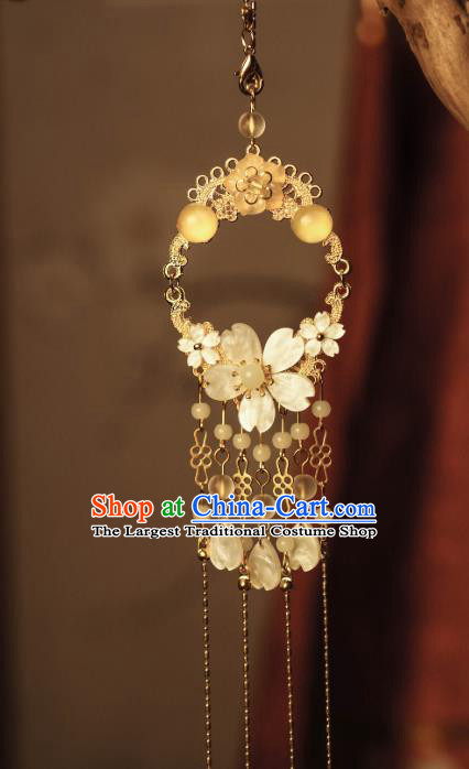 Chinese Traditional Ming Dynasty Princess Waist Accessories Ancient Court Tassel Pendant for Women