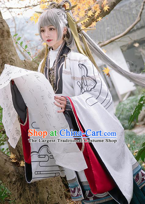 Chinese Cosplay Ming Dynasty Princess Hanfu Dress Traditional Ancient Female Swordsman Costumes for Women