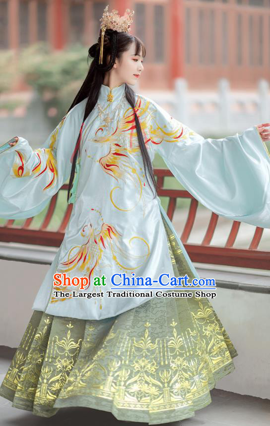 Chinese Traditional Ming Dynasty Royal Infanta Hanfu Dress Ancient Palace Princess Costumes for Women