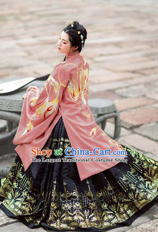Chinese Traditional Ming Dynasty Nobility Lady Hanfu Dress Ancient Royal Infanta Costumes for Women