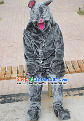 Cosplay Zodiac Rat Traditional Chinese New Year Stage Performance Costume Complete Set