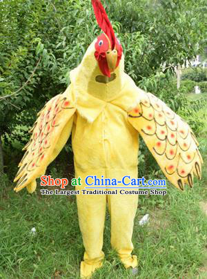 Cosplay Zodiac Chicken Traditional Chinese New Year Stage Performance Costume Complete Set