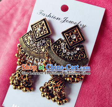 Asian India Traditional Retro Ear Jewelry Indian Handmade Earrings for Women
