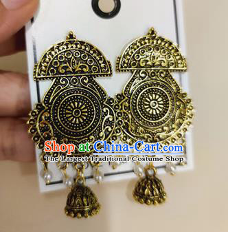Asian India Traditional Ear Jewelry Indian Handmade Retro Earrings for Women