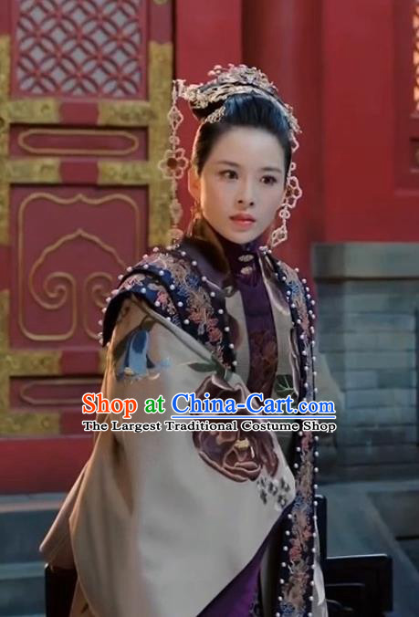 Empress of the Ming Chinese Ancient Drama Ming Dynasty Noble Consort An Replica Costumes and Headpiece Complete Set